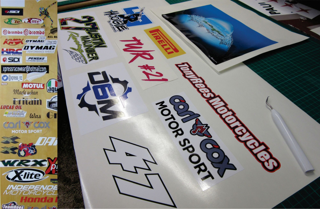 Custom Vinyl Stickers Xpress Racewear
